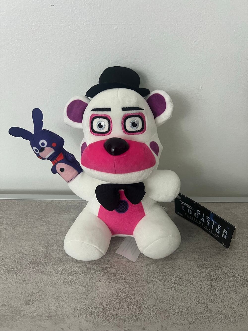 NWT Five Nights at Freddy's Plush 8" Sister Location Funtime Freddy with Bon Bon